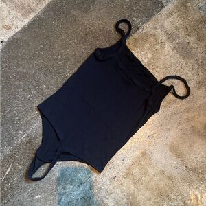 Aritzia Wilfred Ribbed Bodysuit Onesie Top